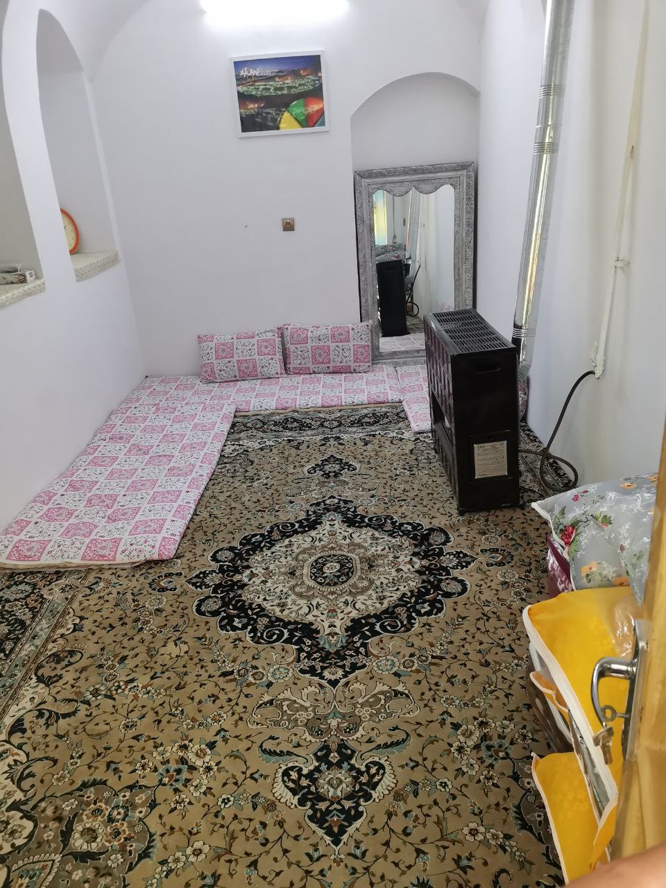 صورة الغرفة: غرفة ثلاثية الأسرة الأرجواني